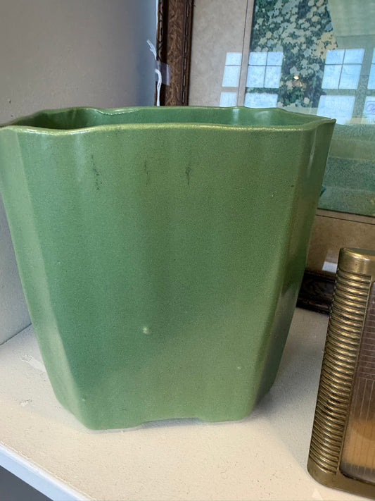 Green Ceramic Planter