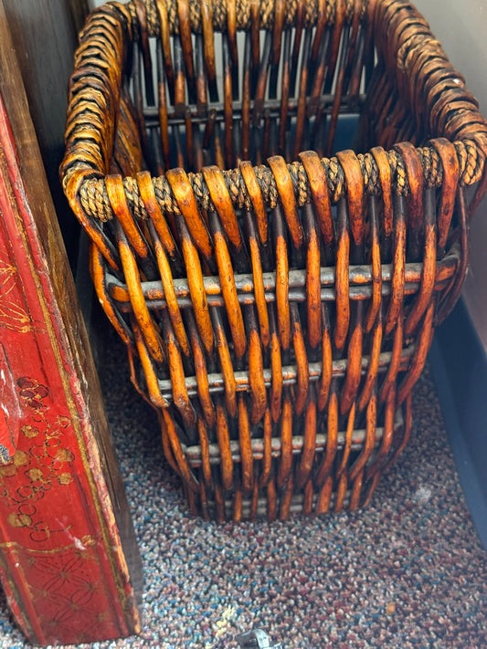 Rattan Waste Basket