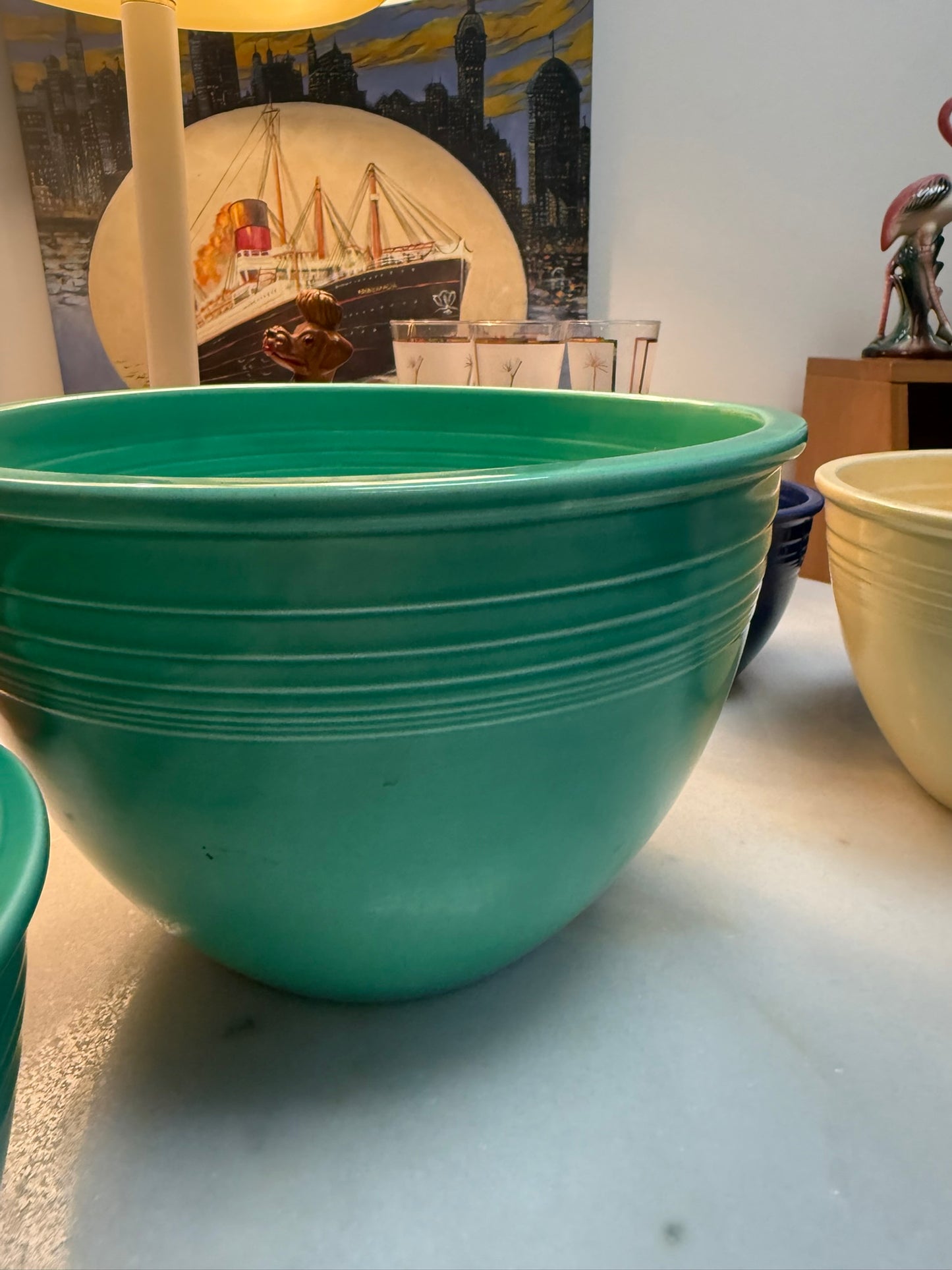 5 Fiestaware Nesting Bowls