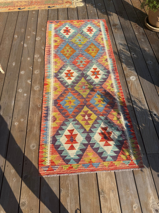 Mutli-Color Kilim Runner