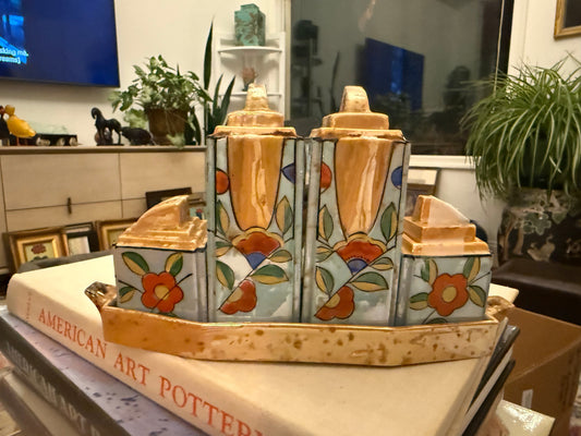 Art Deco Condiment Set