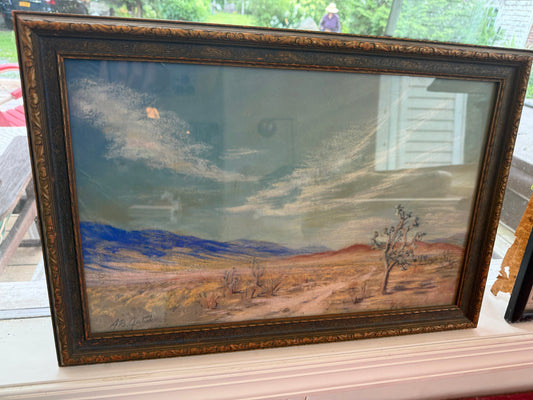 Pastel Western Landscape