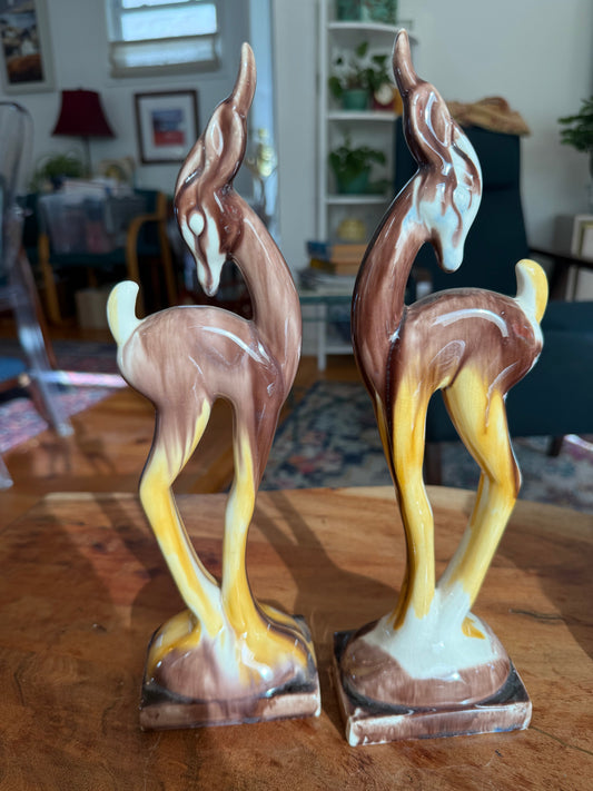 MCM Deer Figurines