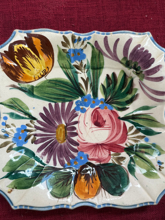 Italian Nove Painted Plate
