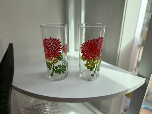 Chrysanthemum Glasses (pair)