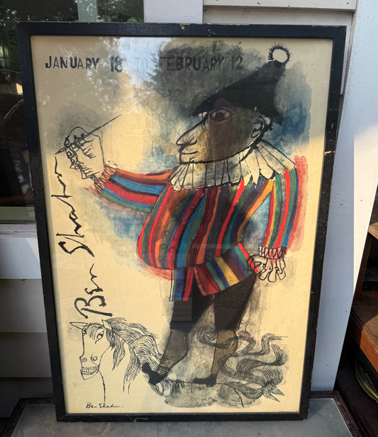 Ben Shahn's 1955 Exhibition Poster