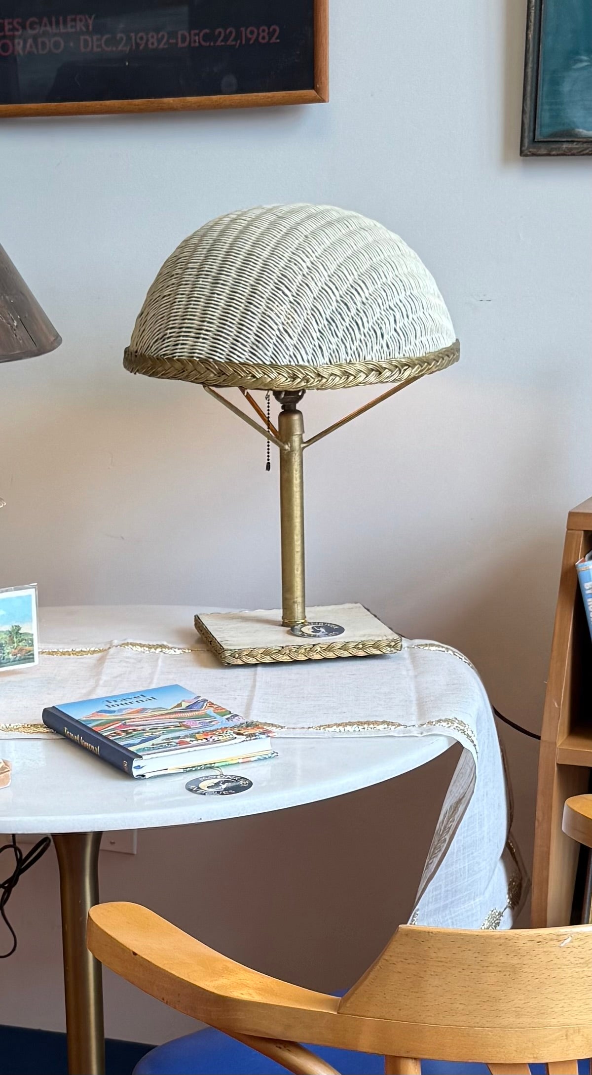 Heywood Wakefield Wicker Lamp