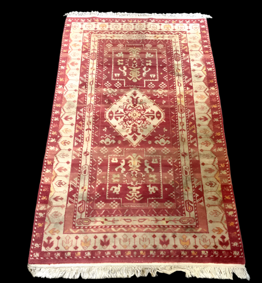 Hand Knotted Wool Rug