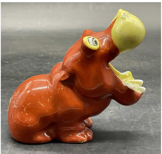Vintage Ceramic Hippopotamus