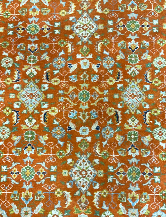 Vintage Handmade Oriental Wool Area Rug
