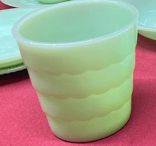 Jadeite Cottage Cheese Container