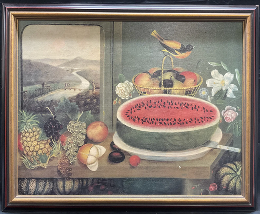 Framed Wagguno Still Life Canvas Art Print