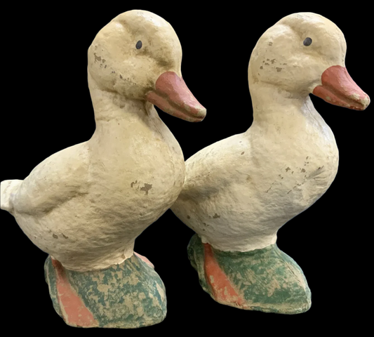 Paper Mache Ducks (set of 2)