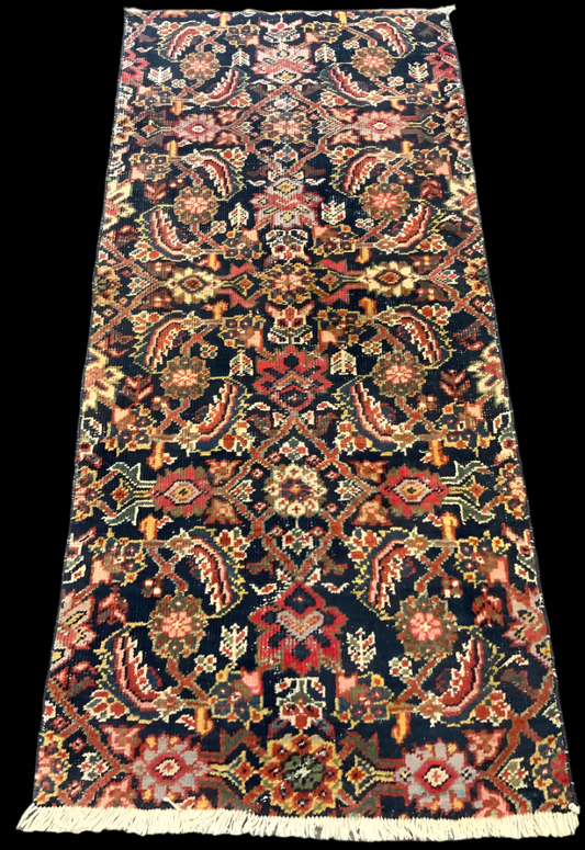 Vintage Handmade Oriental Wool Rug