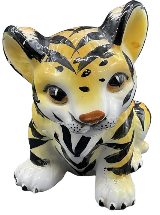 Vintage Ceramic Tiger Cub