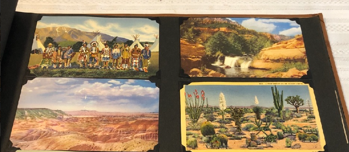 Grand Canyon Album w/Vintage Postcards
