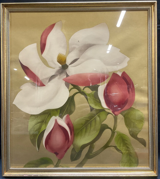 Magnolia Flower Watercolor (set of 2)