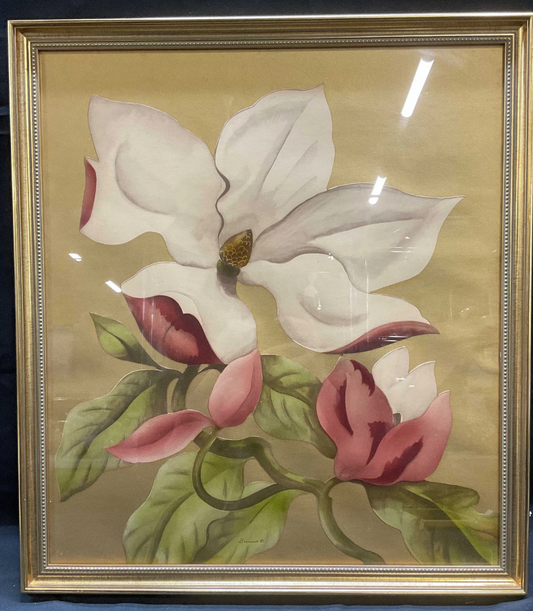 Magnolia Flower Watercolor (set of 2)