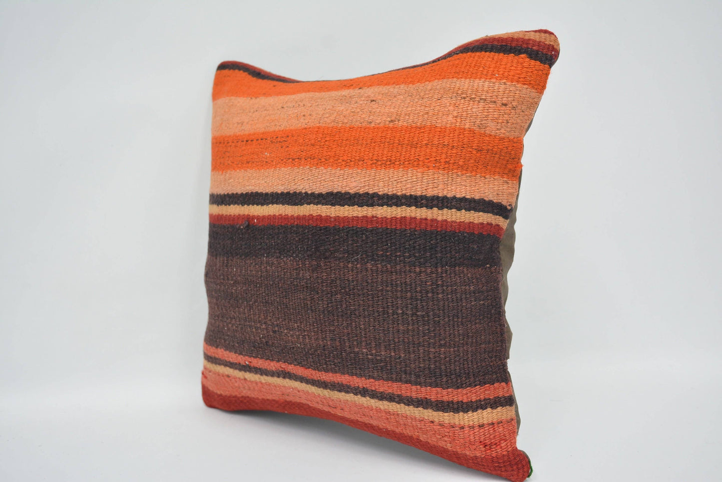 Kilim Bohemian Striped Pattern Throw Pillow Covers 14x14