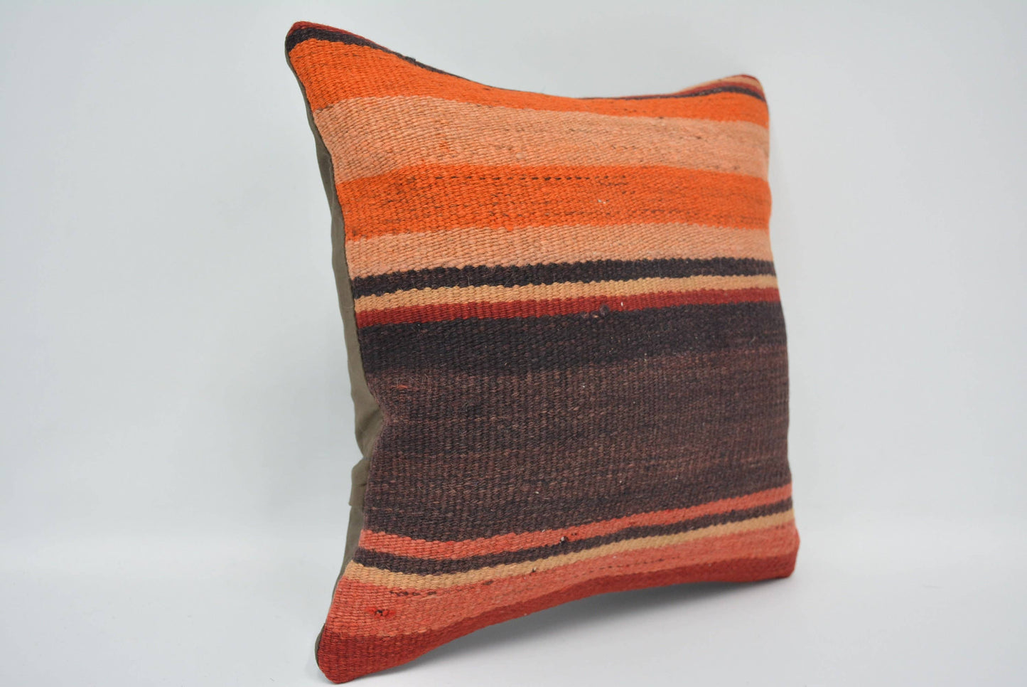 Kilim Bohemian Striped Pattern Throw Pillow Covers 14x14