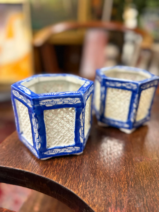 Antique Cricket Pots (Pair)