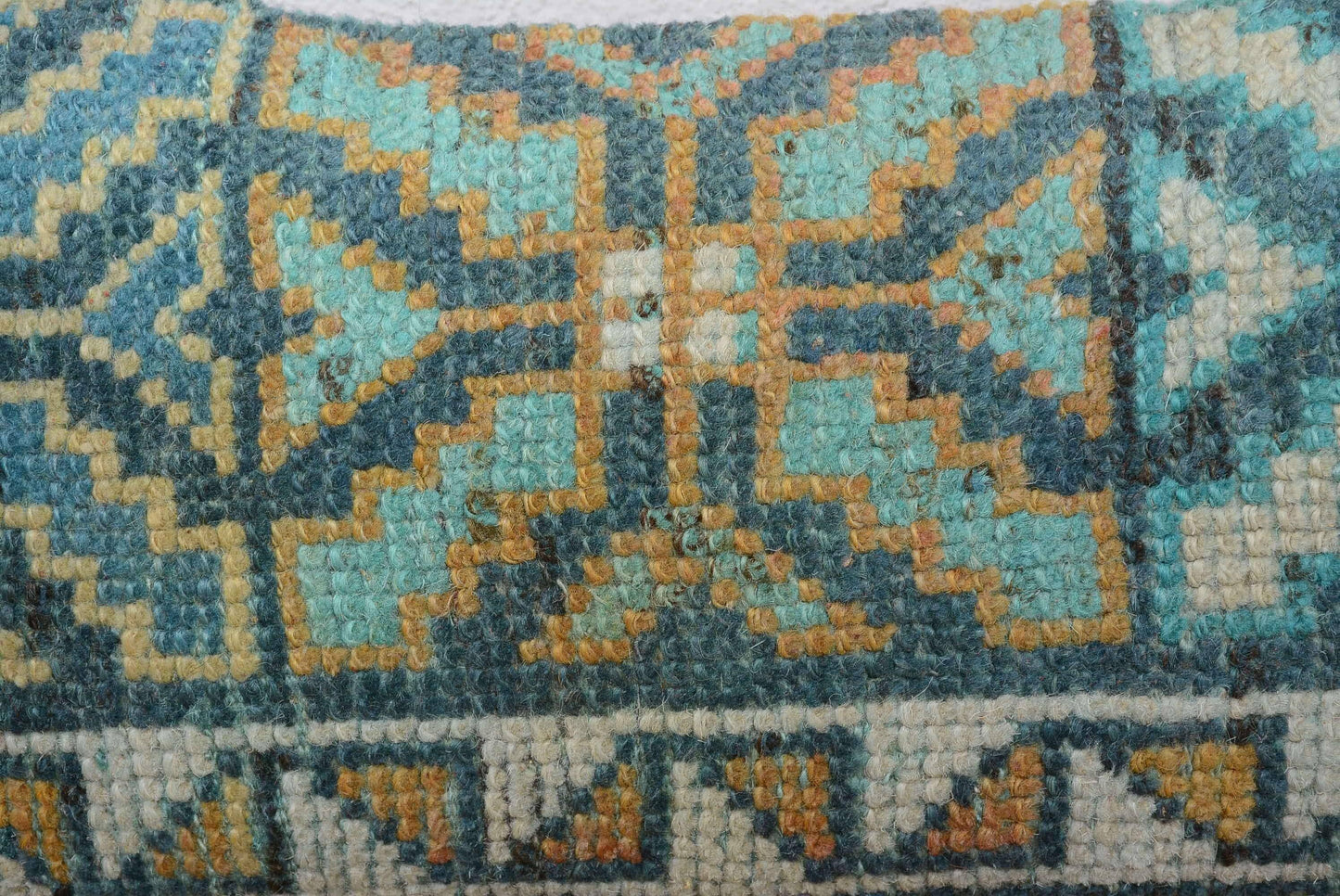Ethnical Vintage Kilim Throw Pillow Handmade 10x20
