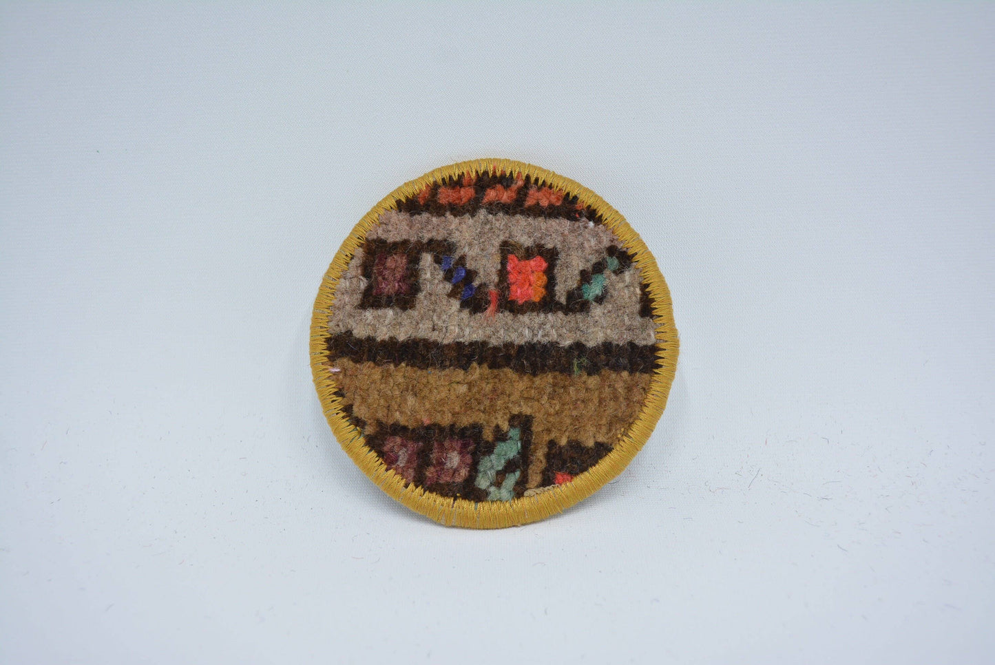 Oriental Tribal Antique Rug Glass Coaster Set