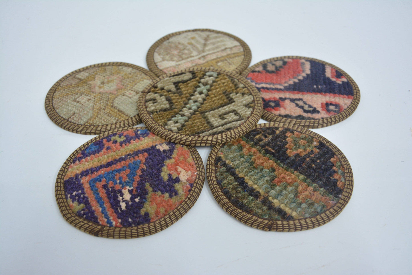 Drink Coaster Set - Tribal, Ethnic, Kitchen Decor Gift