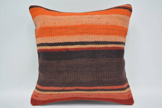 Kilim Bohemian Striped Pattern Throw Pillow Covers 14x14