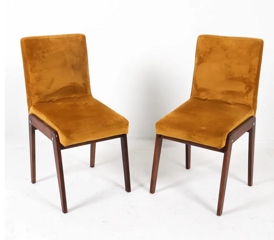 JOZEF CHIEROWSKI "AGA" SIDE CHAIRS (set of 2)