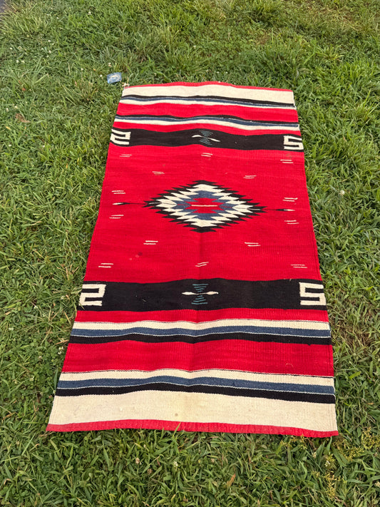 Southwestern Red Tribal Rug