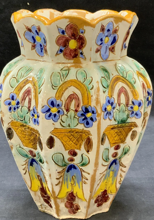 Ceramic Vase w/Flowers